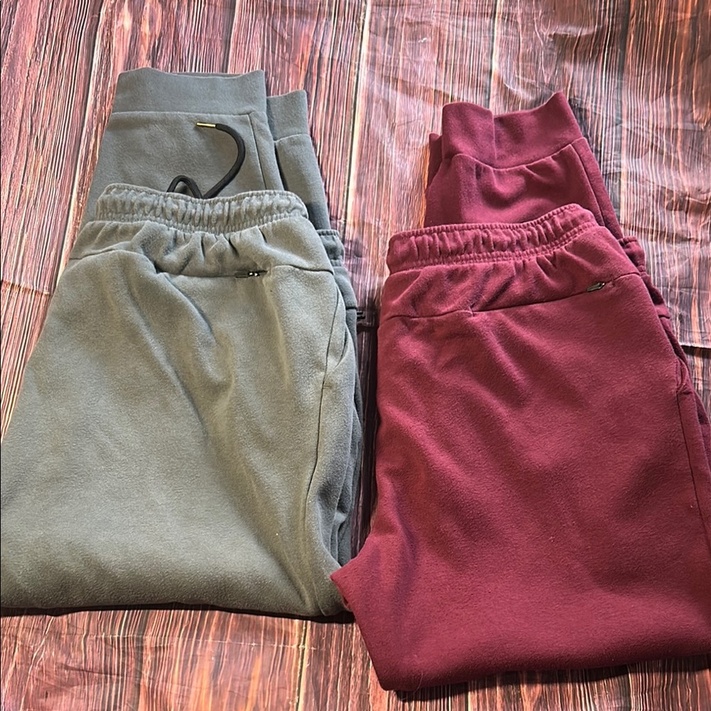 2 Pairs Active XL Sweat Pants Joggers